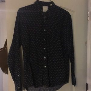 Billy Reid XL standard cut button down shirt